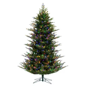 10' x 68" North Shore Fraser Fir Artificial Christmas Tree LED Colored Lights