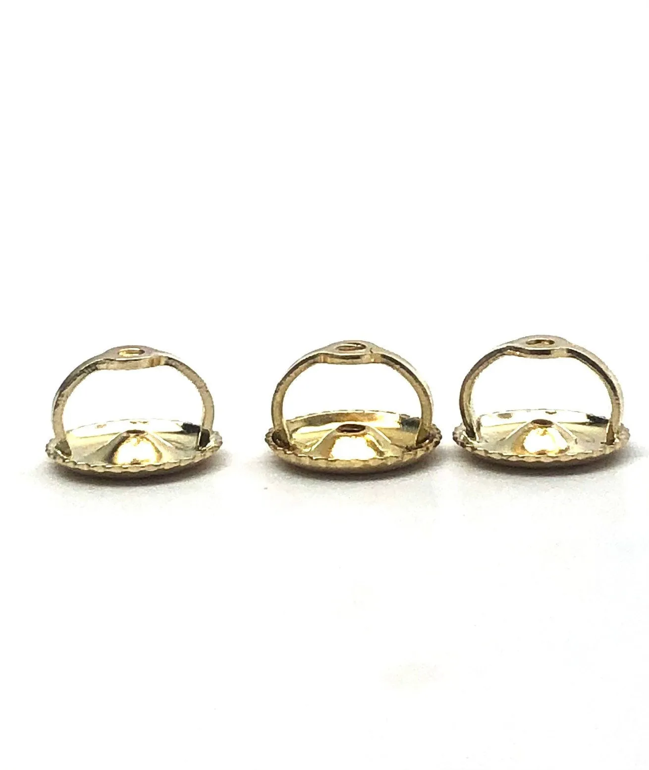 14K solid yellow gold ear nut, SKU# 11-27-5