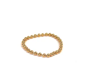 14KGF Bead chain ring , 14K gold filled , SKU # 405BR8