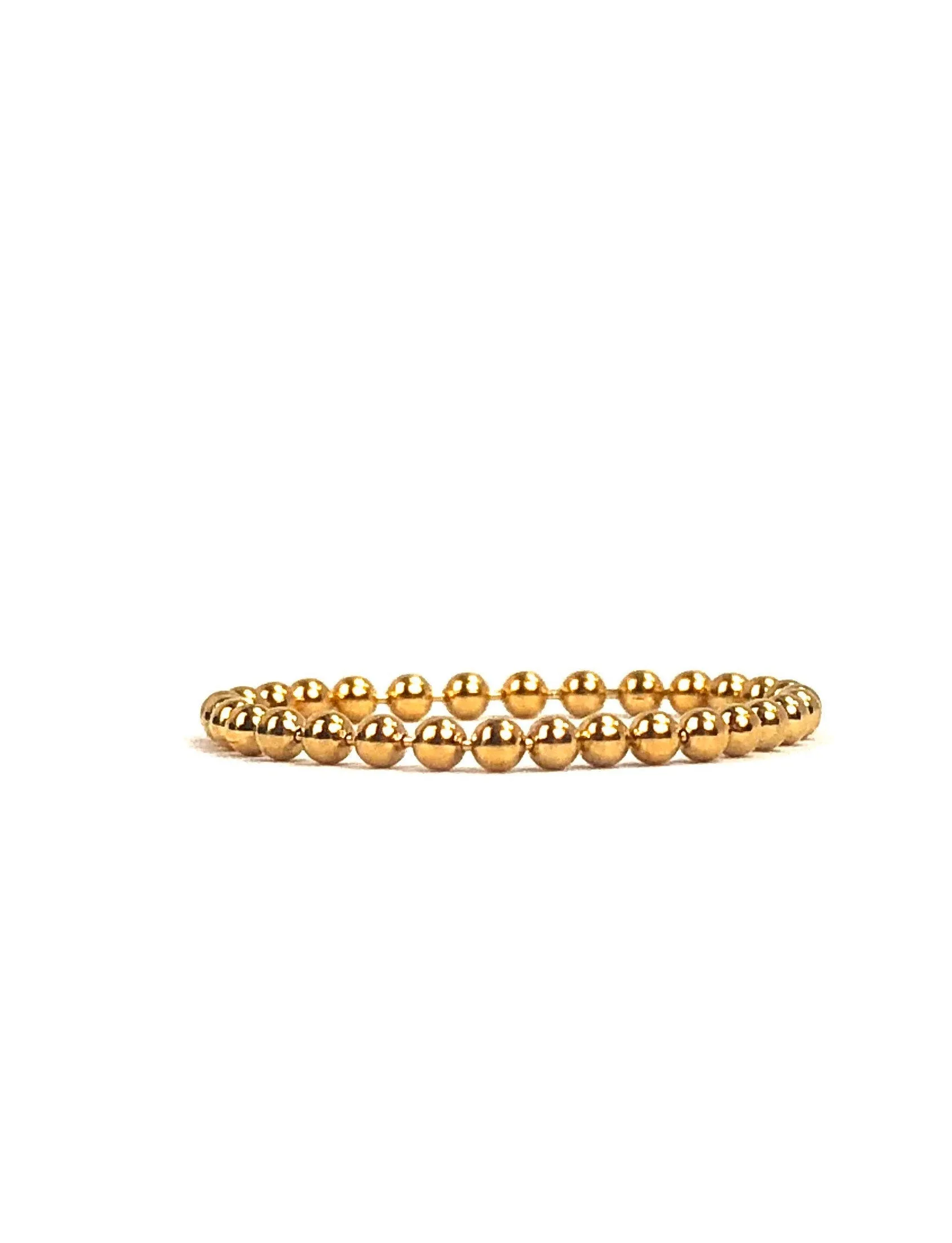 14KGF Bead chain ring , 14K gold filled , SKU # 405BR8