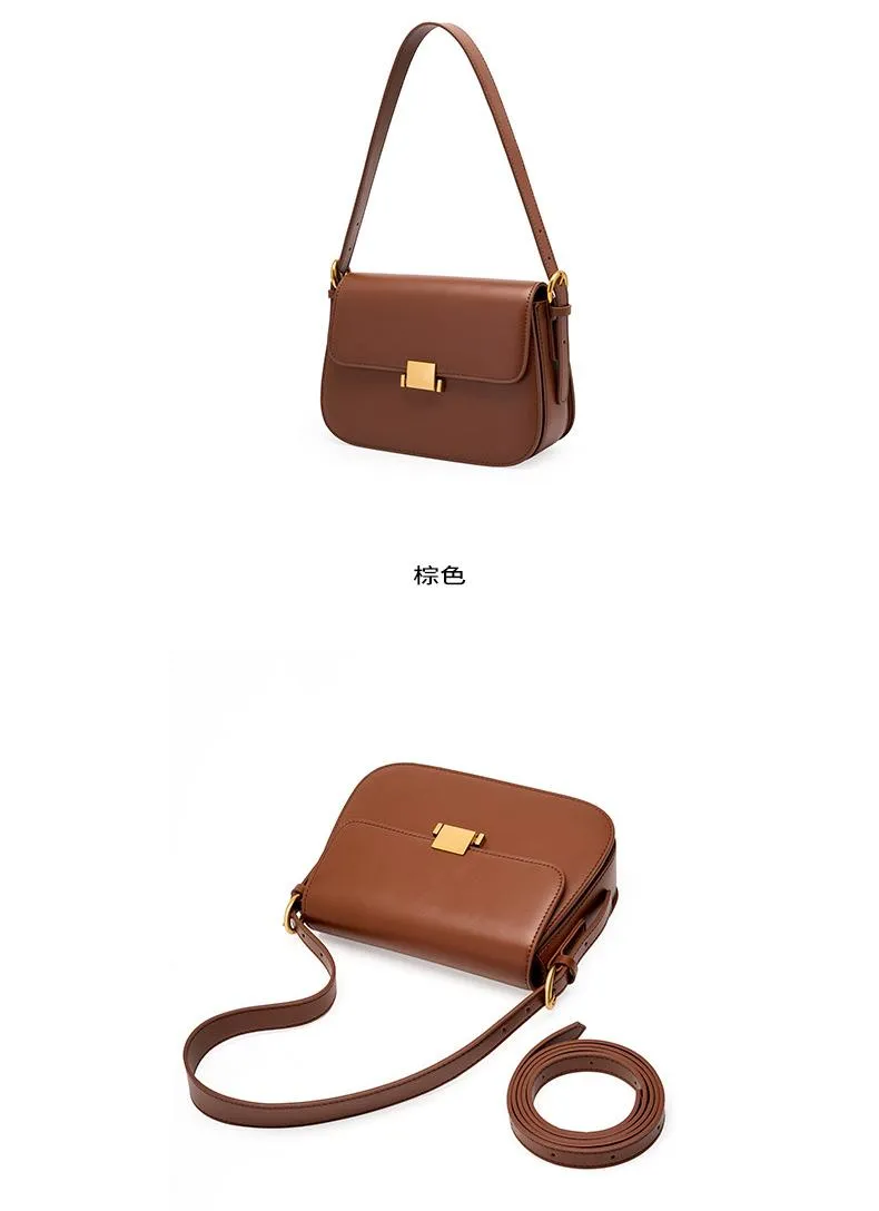 2024 new summer fashion underarm crossbody bag 2126 brown