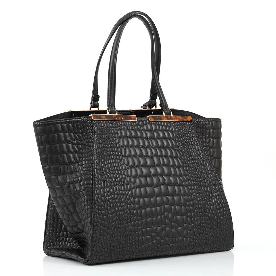 2Jours Crocodile Grande Shopping Bag