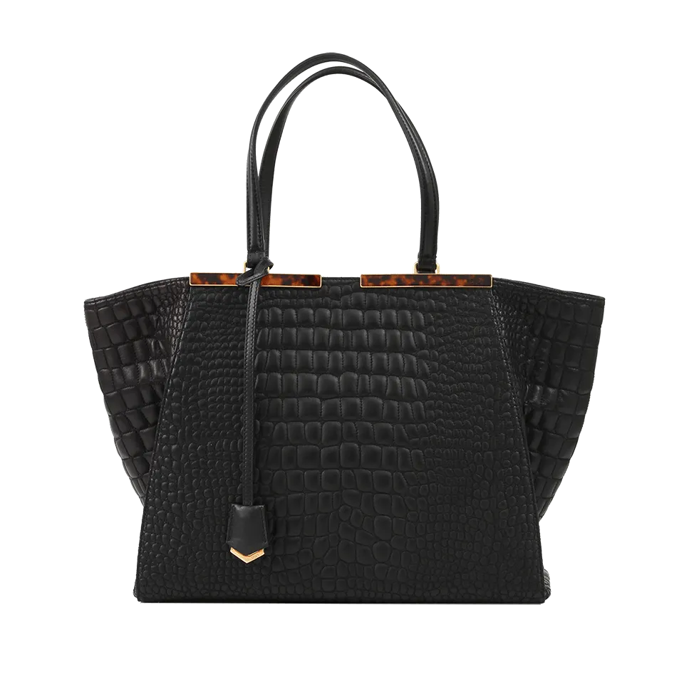 2Jours Crocodile Grande Shopping Bag