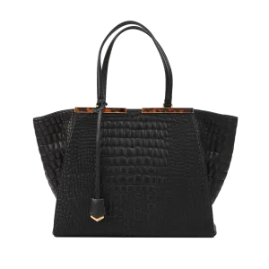 2Jours Crocodile Grande Shopping Bag