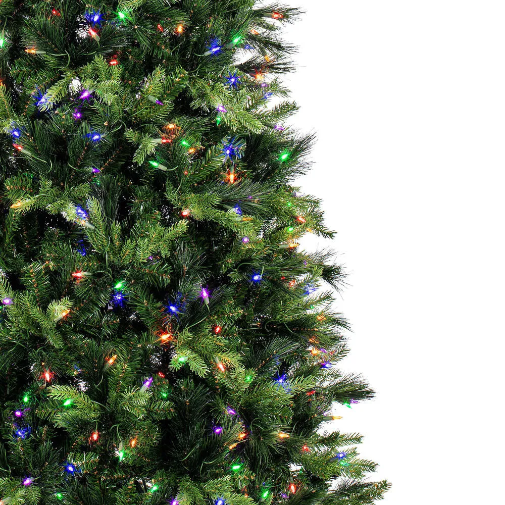 6.5' x 39" Southern Mixed Spruce Artificial Christmas Tree LED Colored Lights