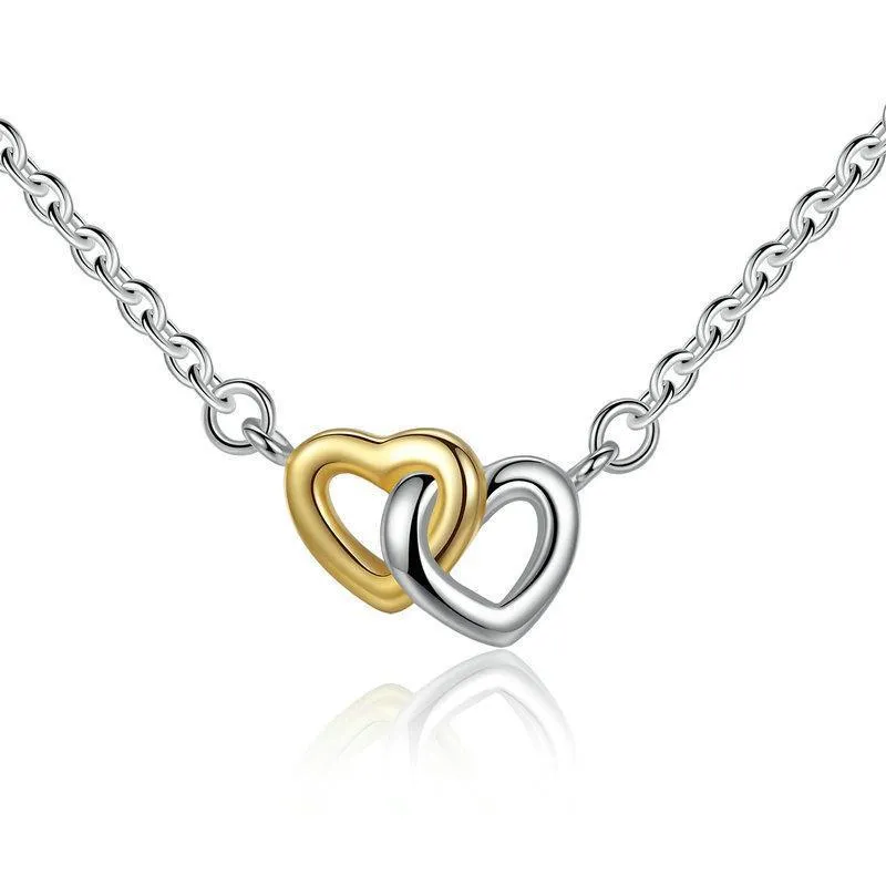 925 Sterling Silver United in Love Silver Necklace