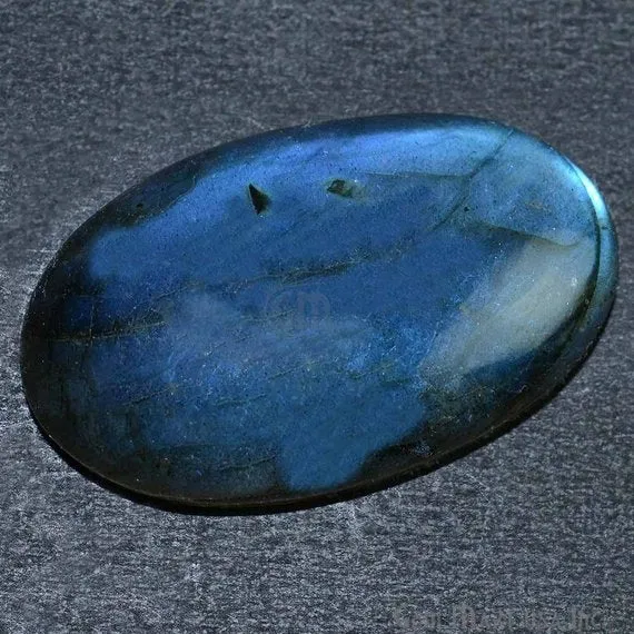 AAAmazing Labradorite 35x21mm Stunning Blue Fire Gem Cabochon