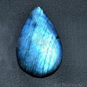 AAAmazing Labradorite 36x23mm Stunning Blue Fire Gem Cabochon