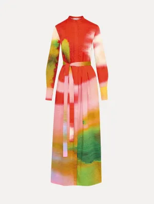 Abstract Watercolor Caftan