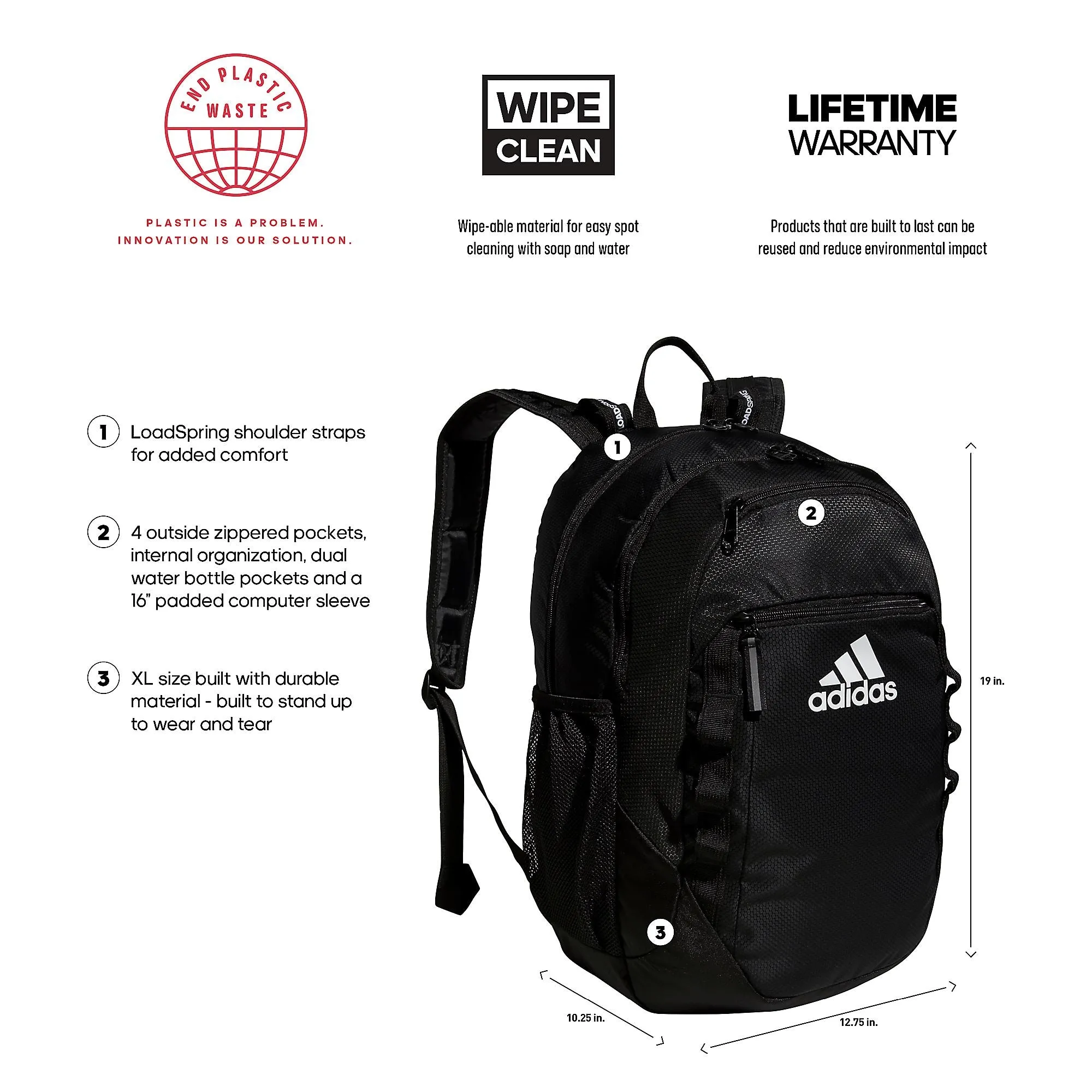 adidas Excel 6 Backpack | 5153185