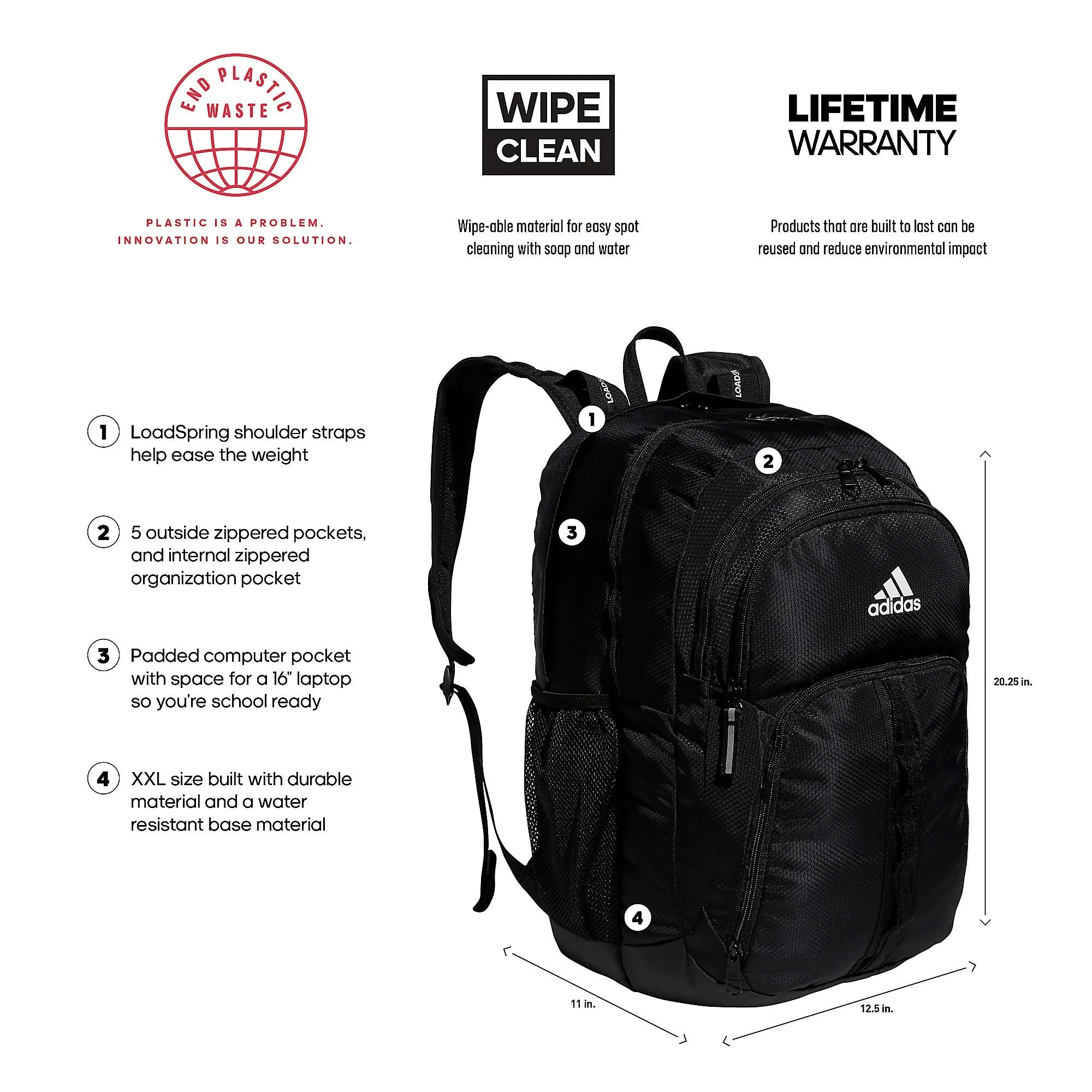 adidas Prime 6 Backpack | 5152832