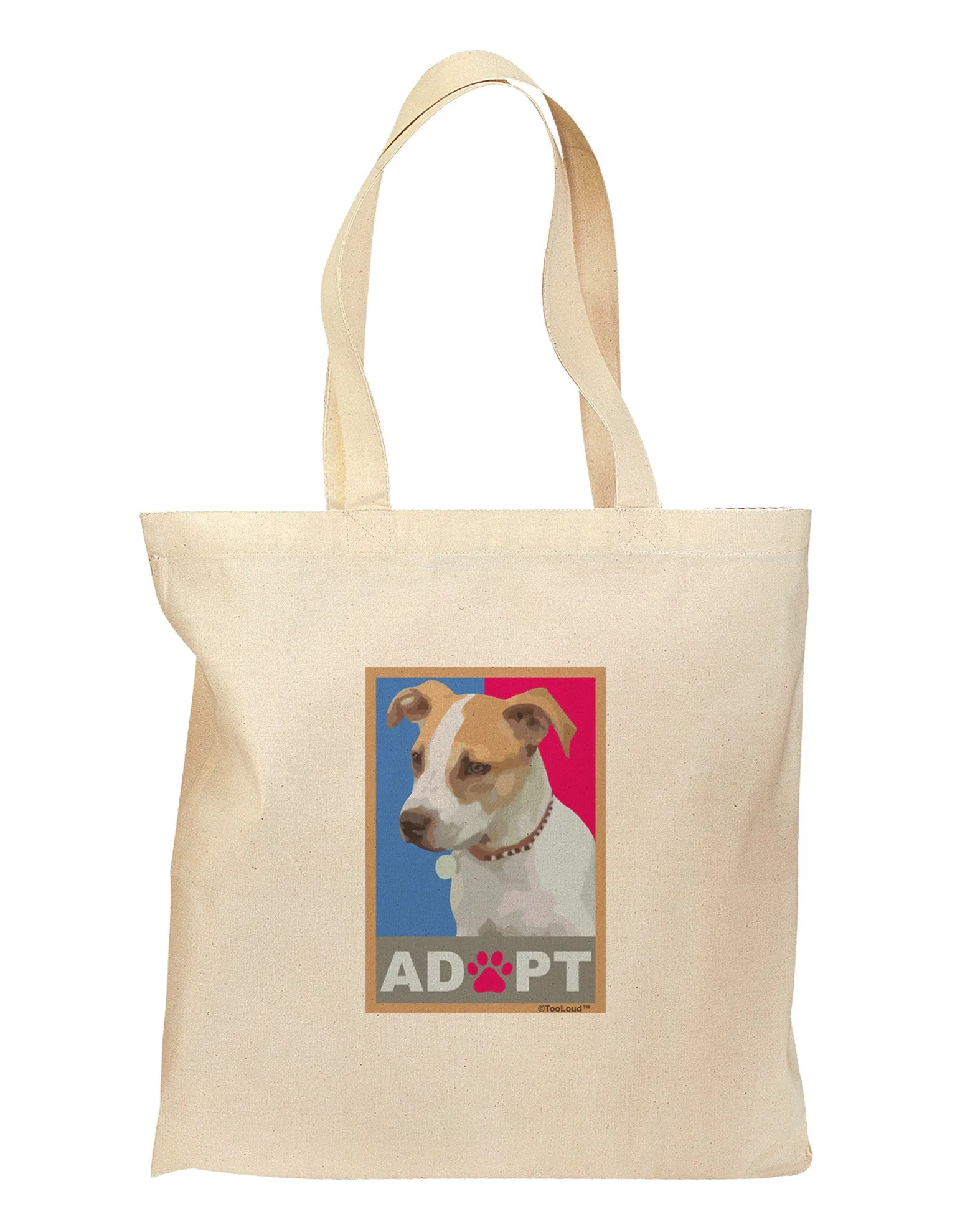 Adopt Cute Puppy Cat Adoption Grocery Tote Bag