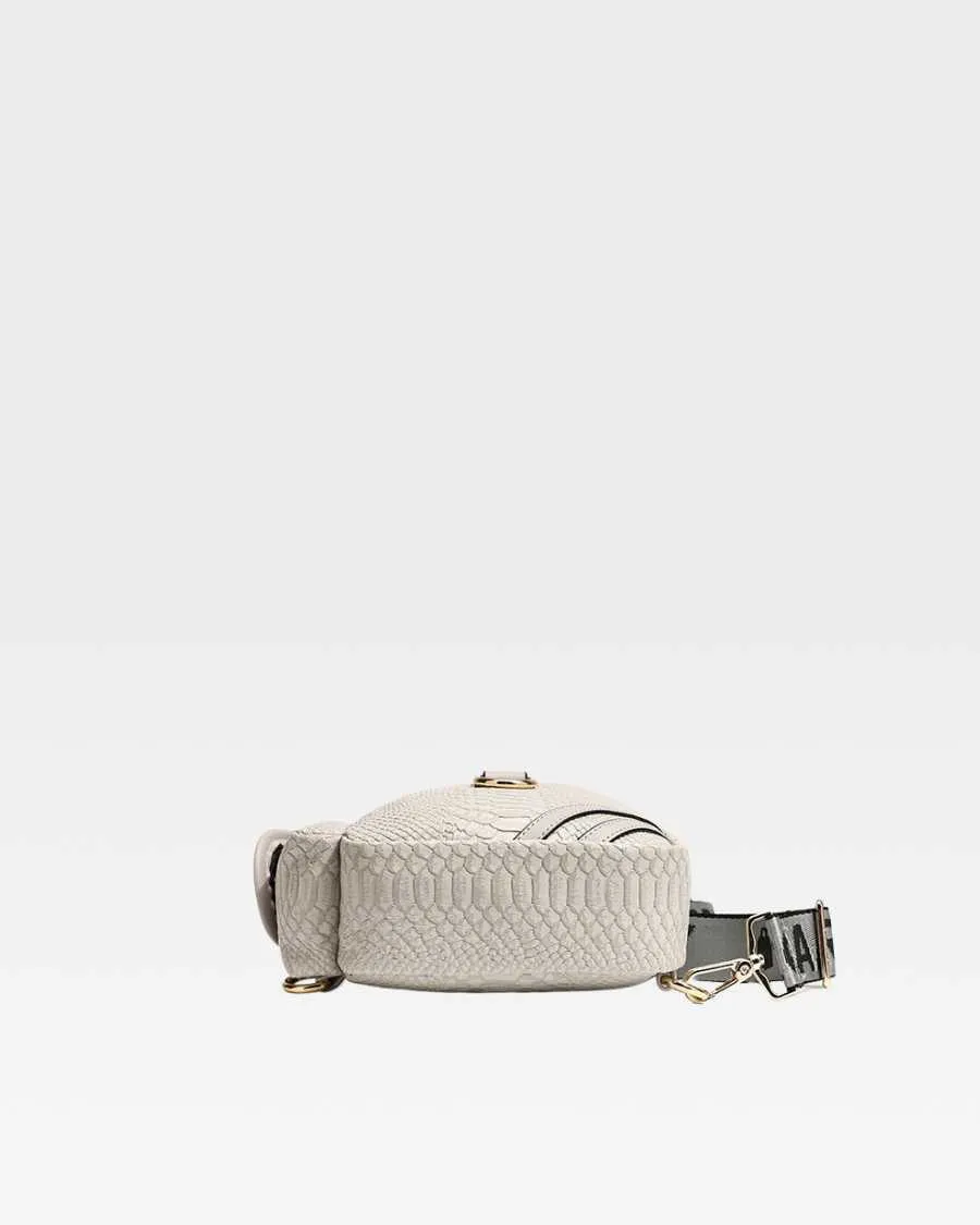 Apollo 1 Tear Drop Crossbody Bag in Grey