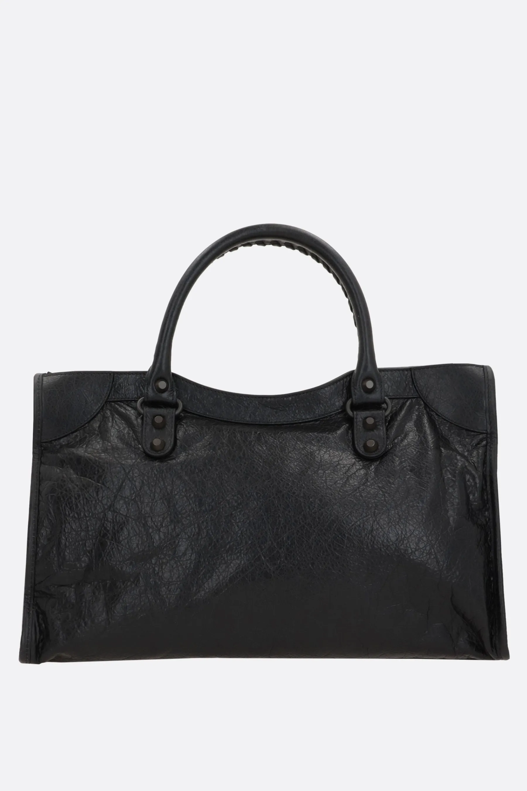 Arena Studded Leather Tote Bag