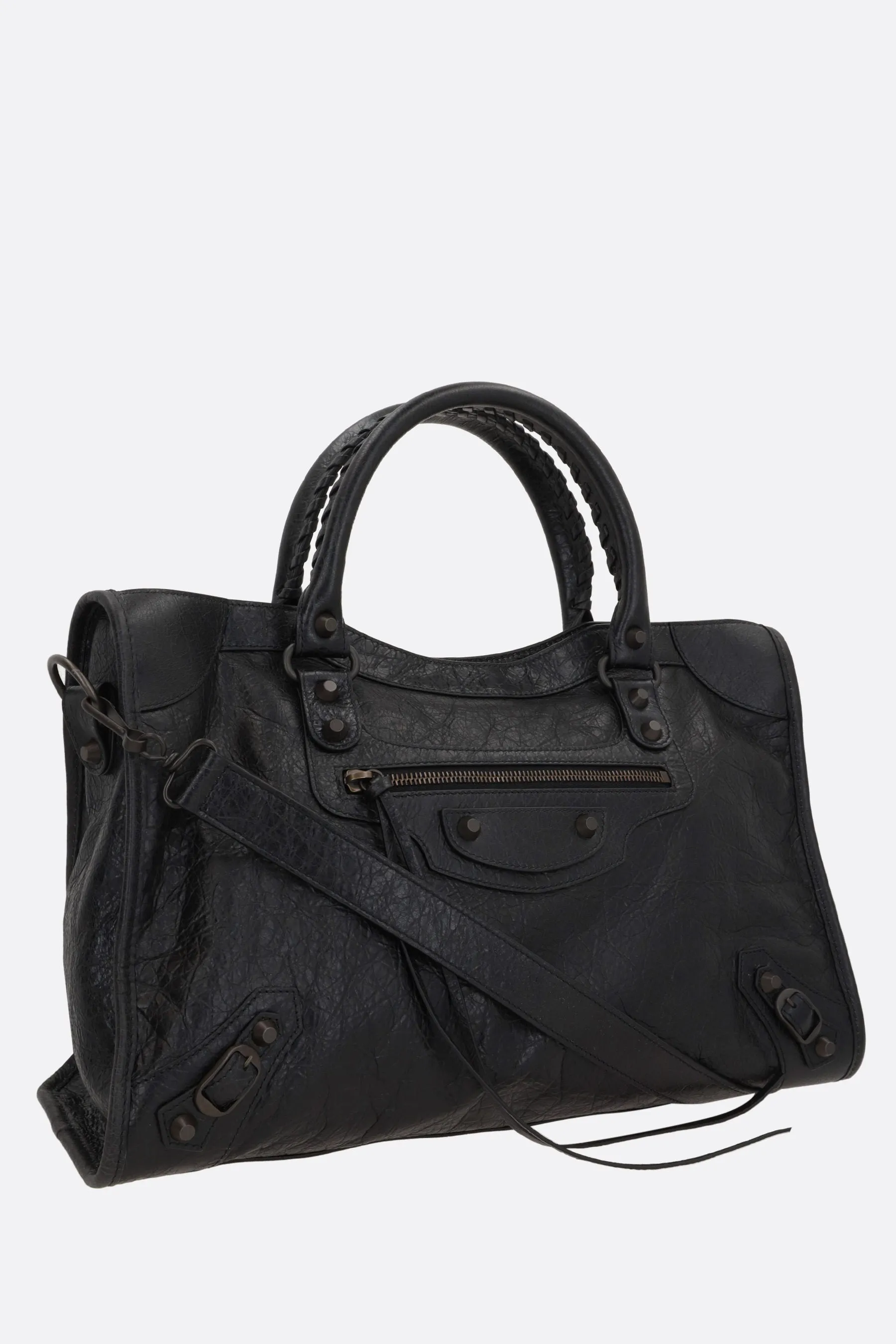 Arena Studded Leather Tote Bag