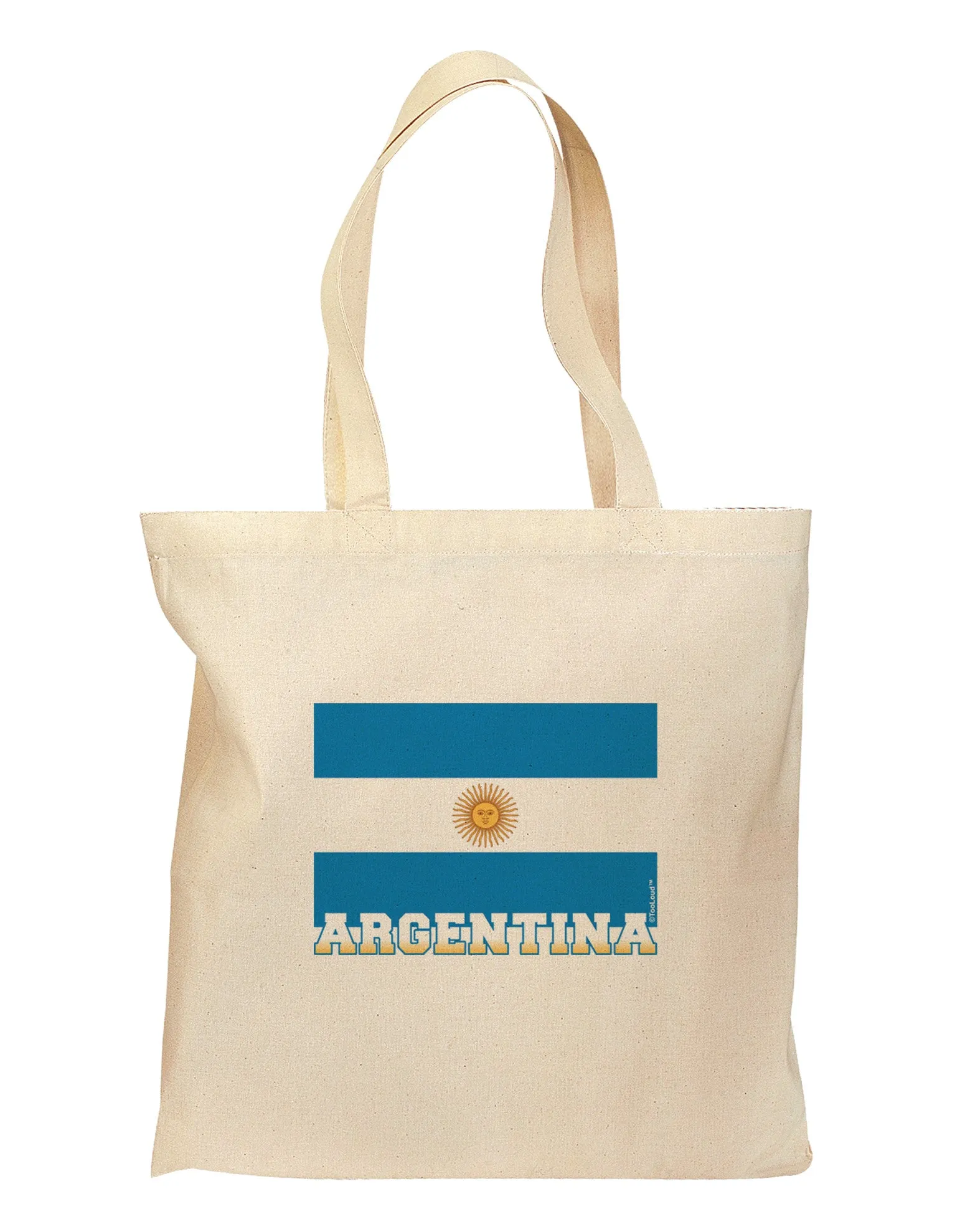 Argentina Flag Grocery Tote Bag