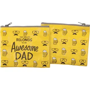 AWESOME DAD ZIPPER WALLET