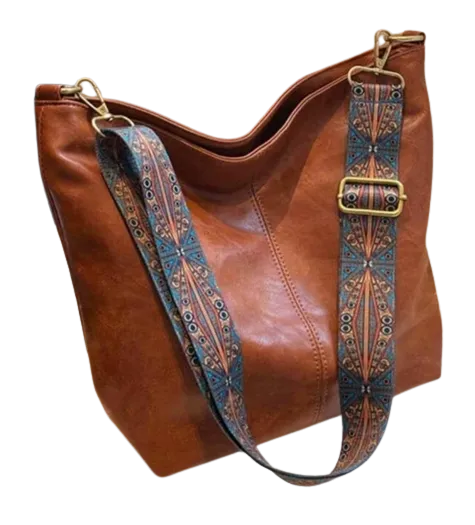 Bag - Tote - stunning brown leather