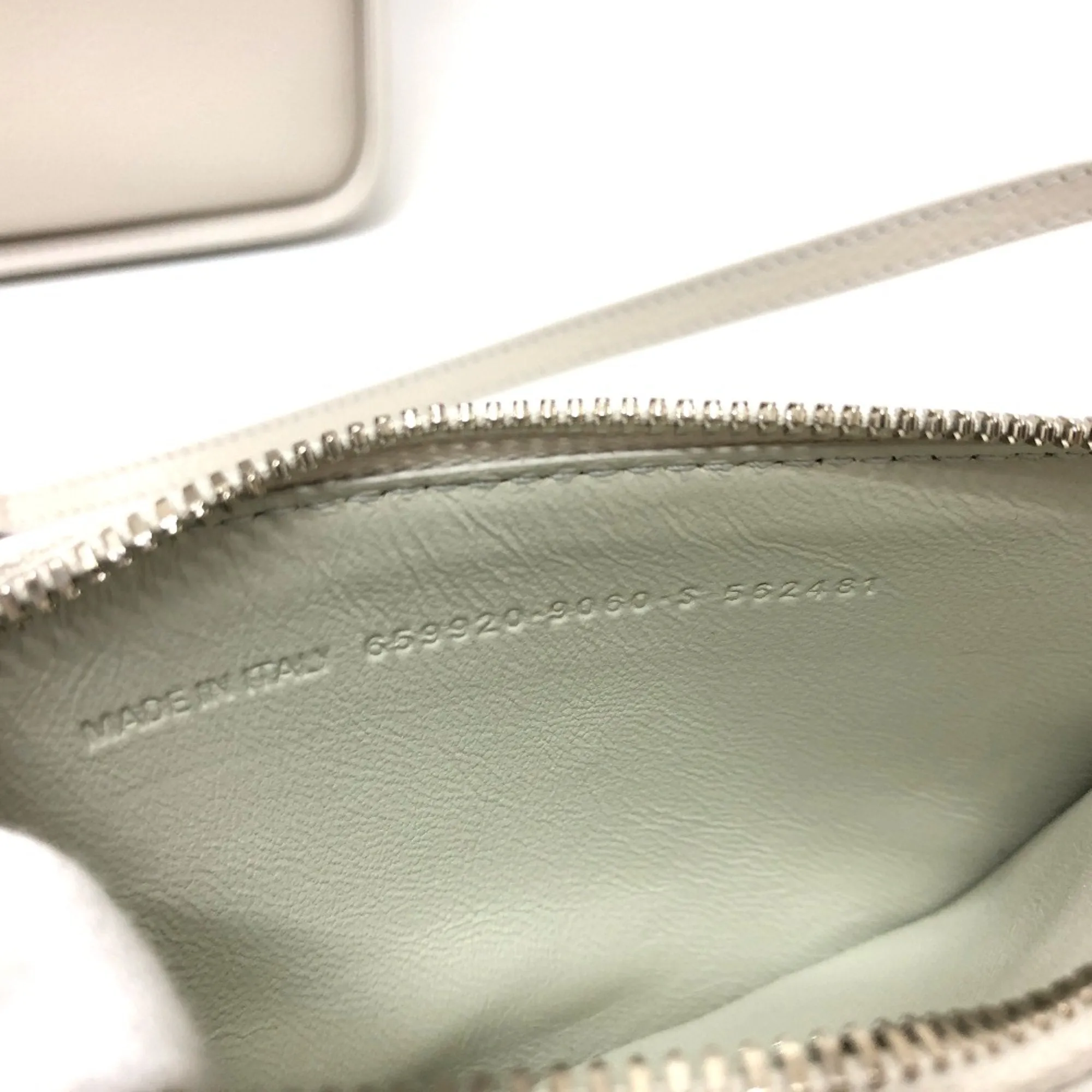 Balenciaga North South White Leather Bag