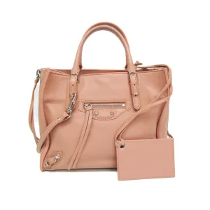 Balenciaga Papier Pink Leather Bag