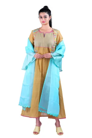 Beige Salwar