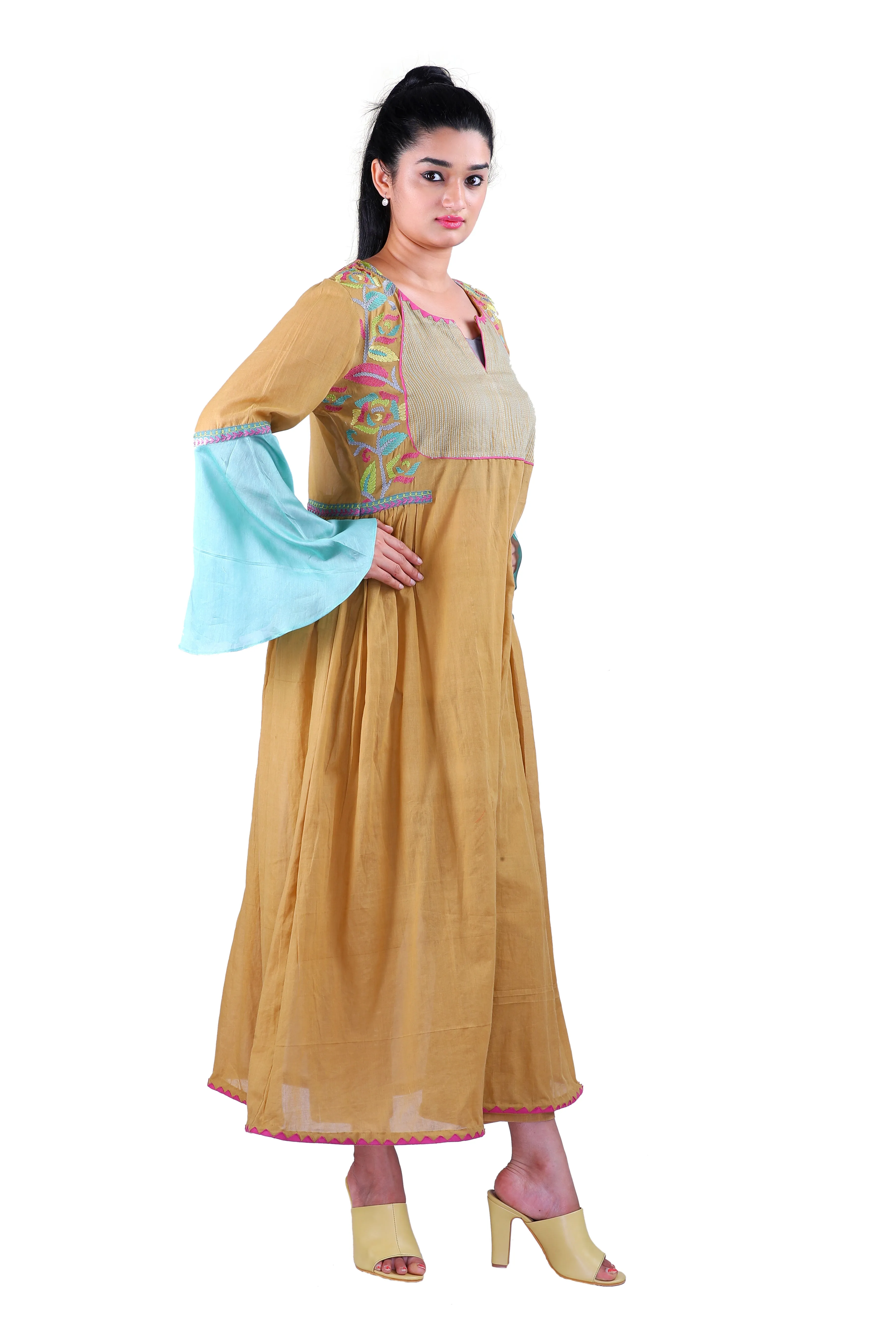 Beige Salwar