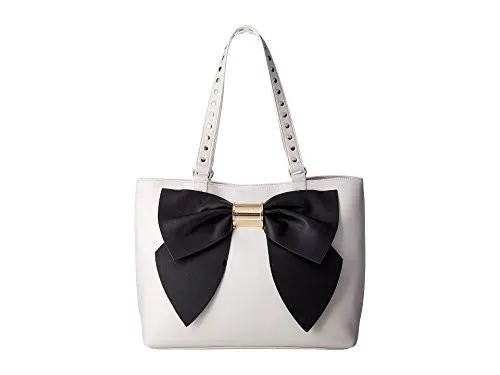 Betsey Johnson Bow Nanza Tote Black/Cream Handbag