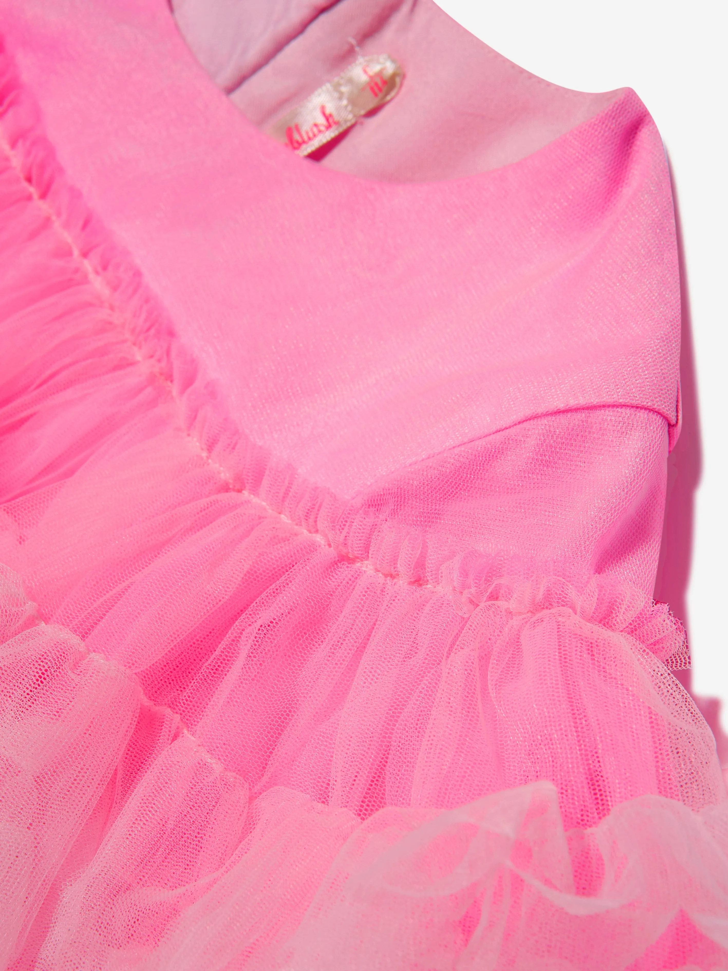 Billieblush Girls Tulle Ruffle Dress