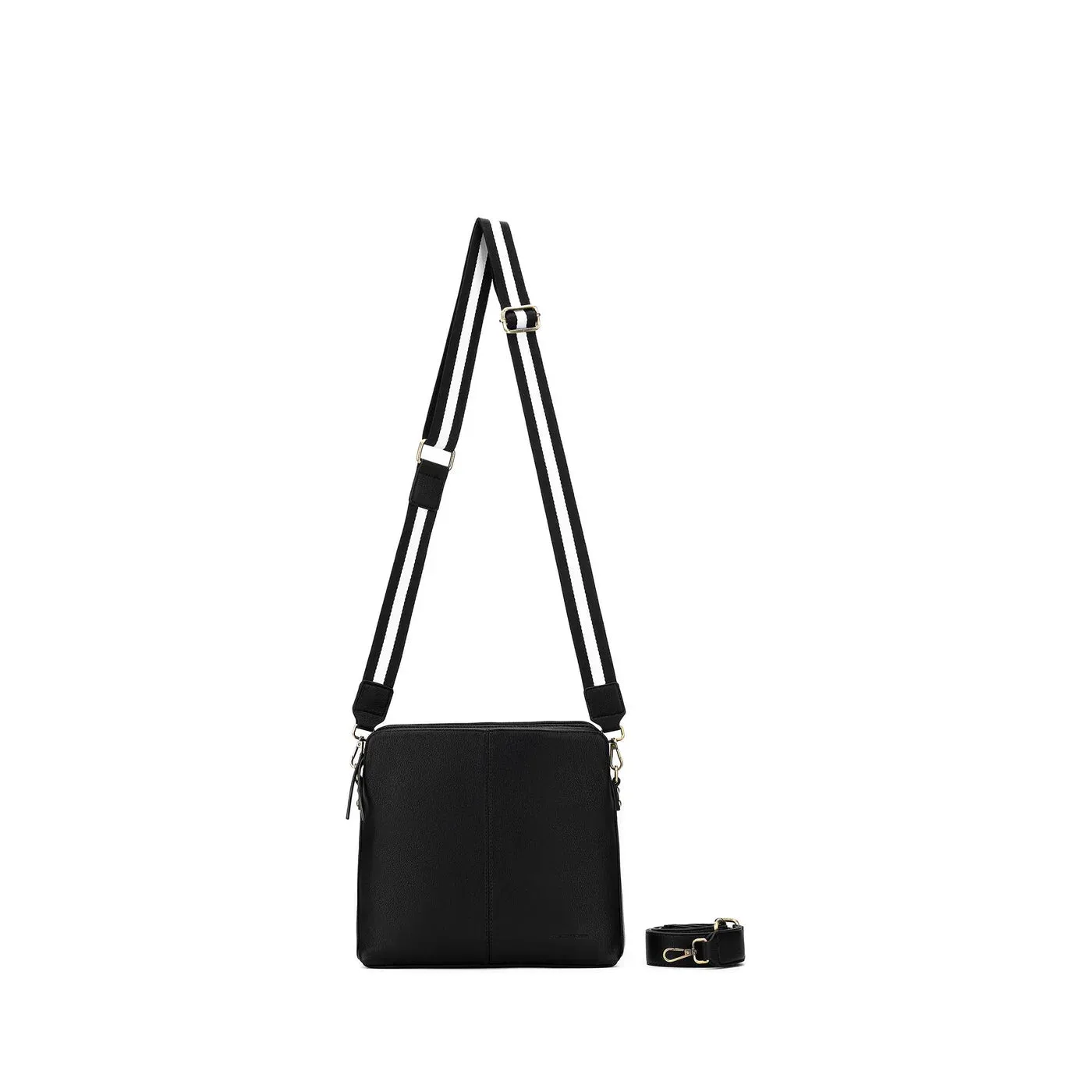 Black Caviar Designs Crossbody Bag - Paige Black