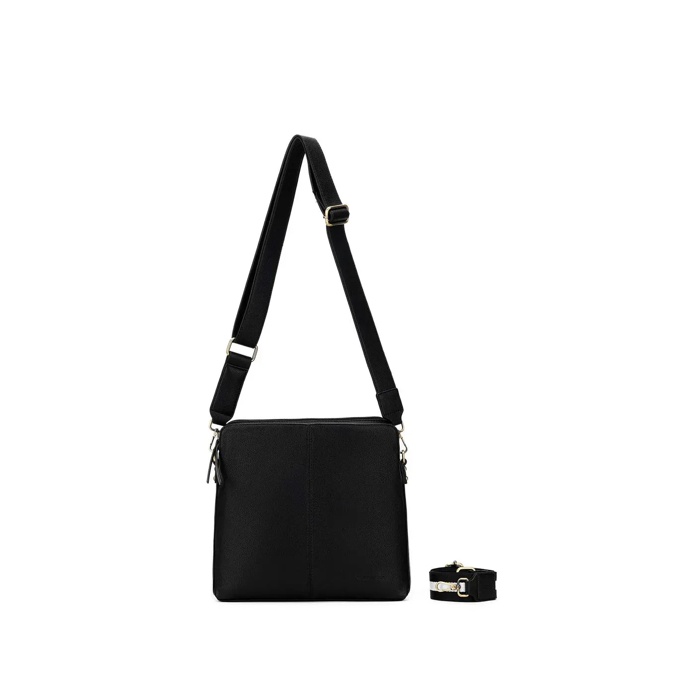 Black Caviar Designs Crossbody Bag - Paige Black