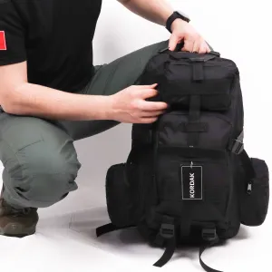 Black Hike Outdoor Backpack - 42 Liters Bag