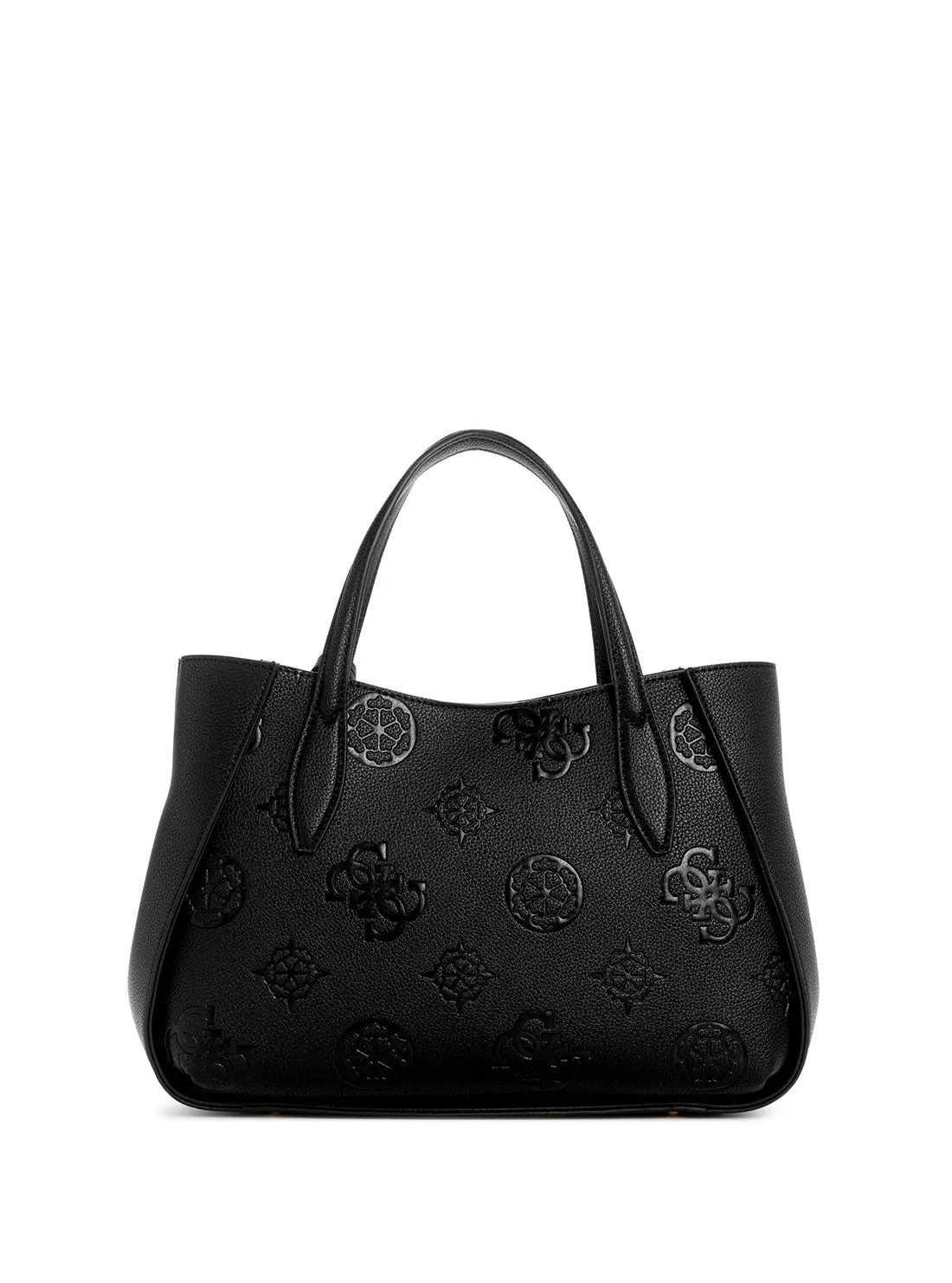 Black Logo Keandra Girlfriend Satchel Bag