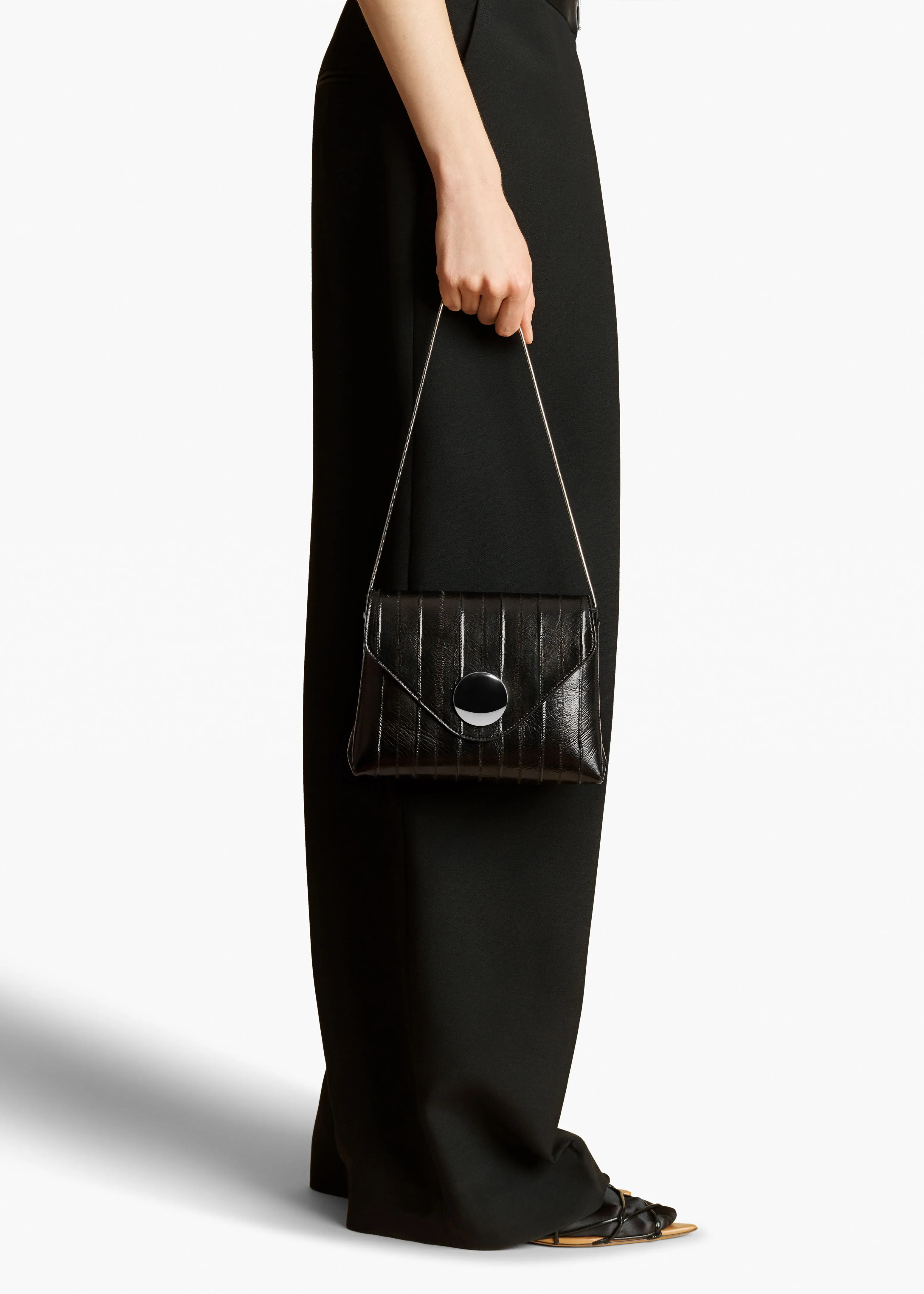 Bobbi Bag in Black Eel Leather