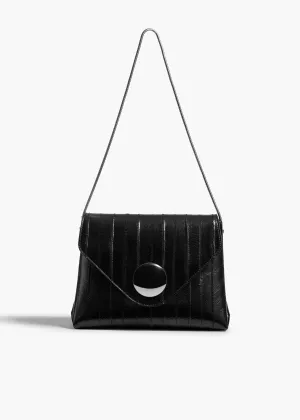 Bobbi Bag in Black Eel Leather