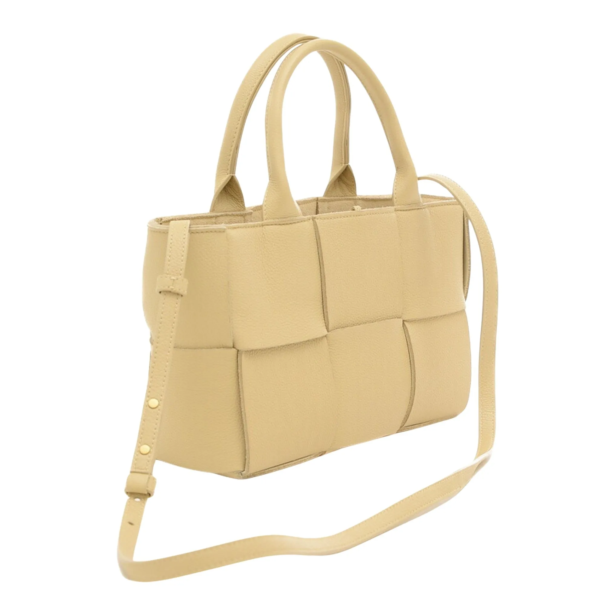 Bottega Veneta Arco Beige Leather Bag