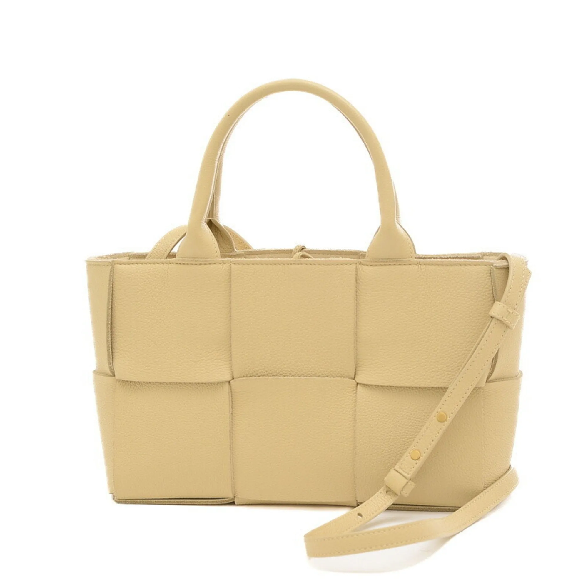 Bottega Veneta Arco Beige Leather Bag