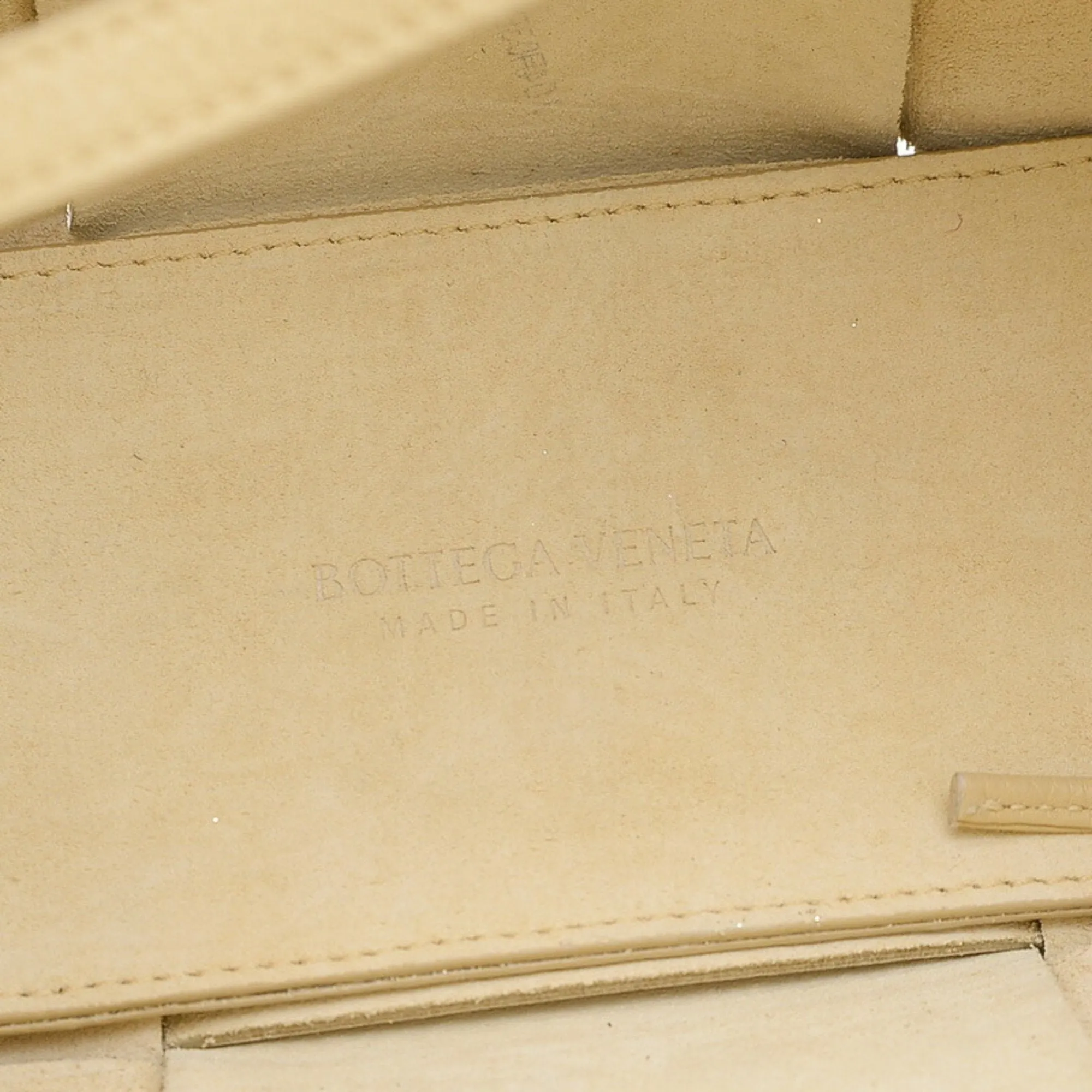 Bottega Veneta Arco Beige Leather Bag