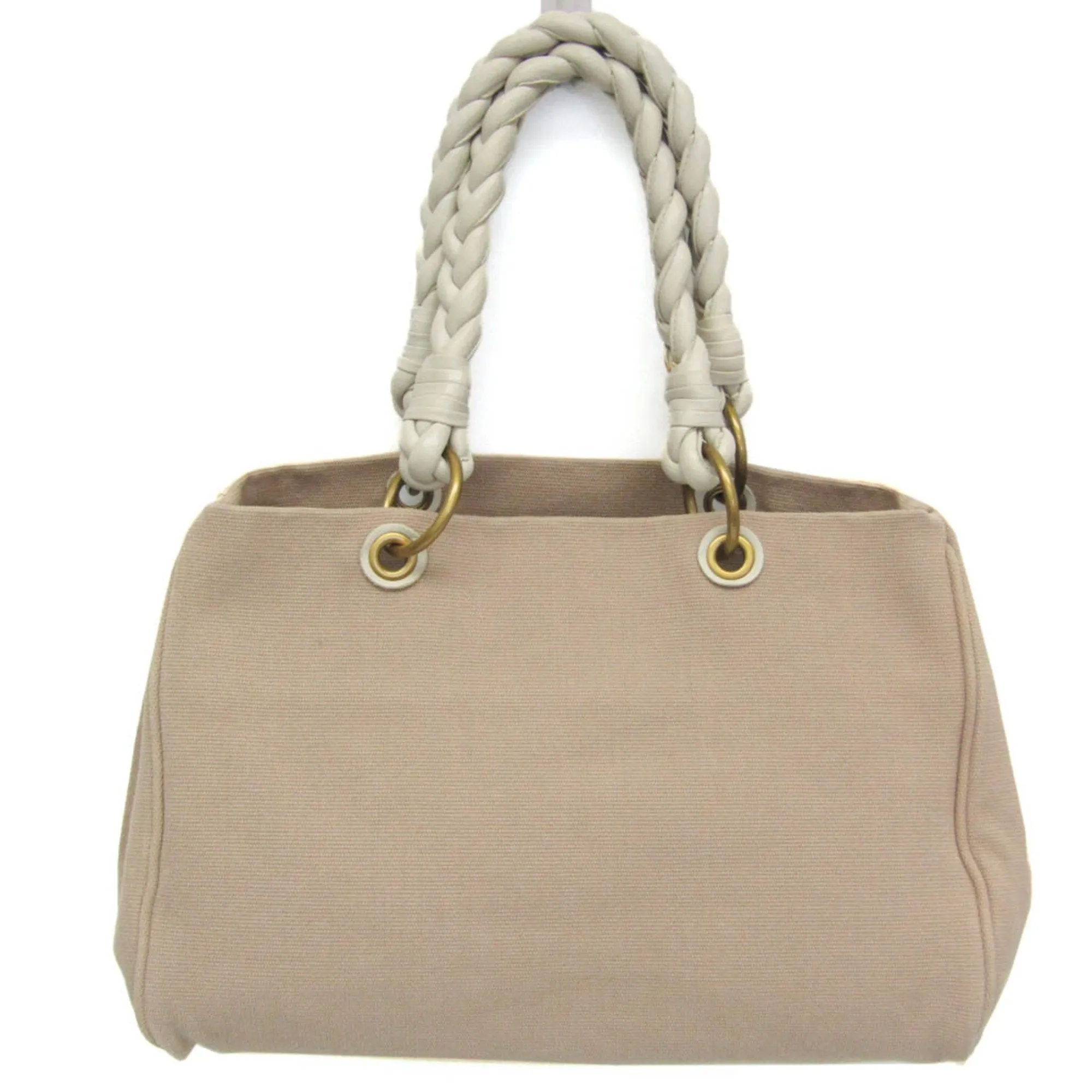 Bottega Veneta Beige Canvas Bag