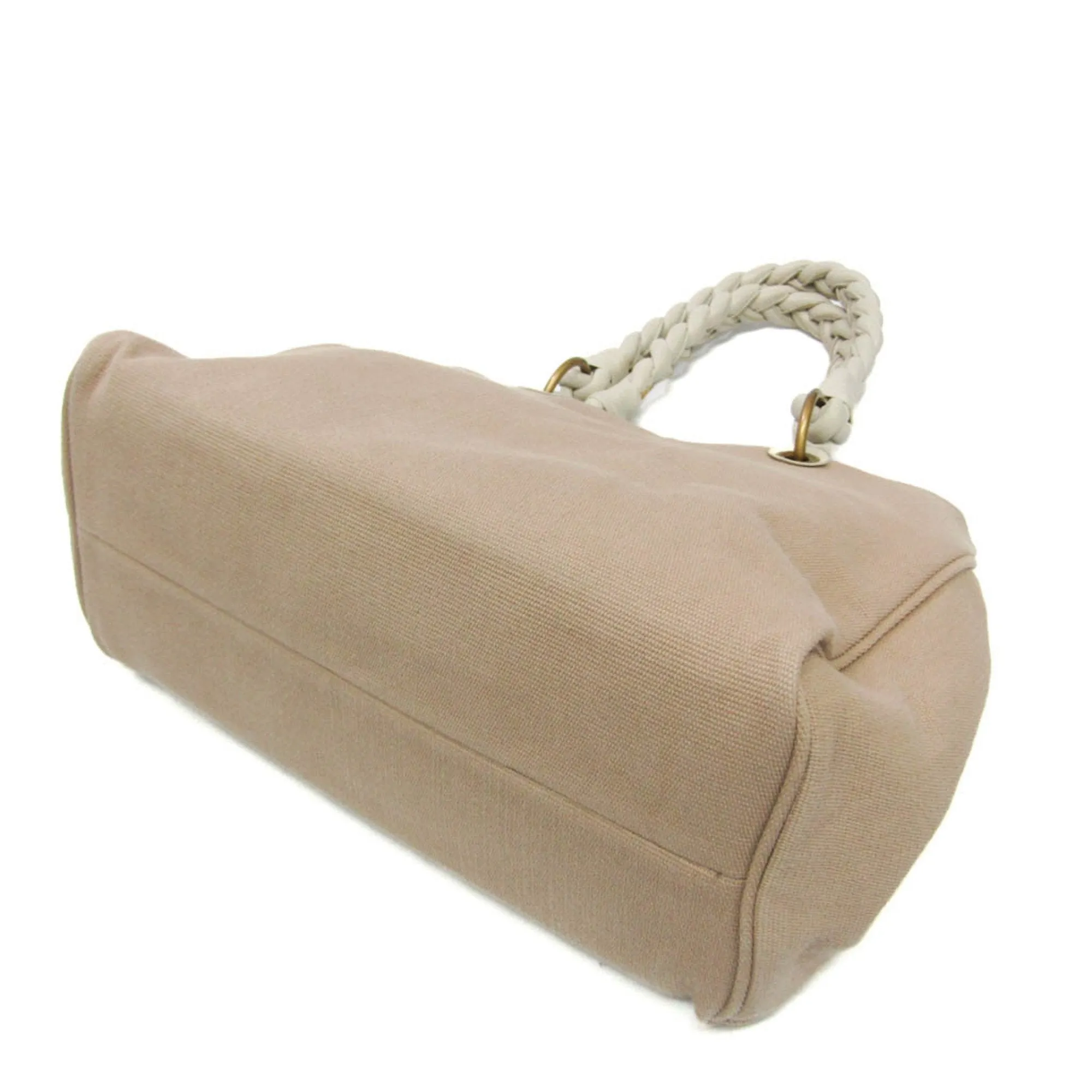 Bottega Veneta Beige Canvas Bag