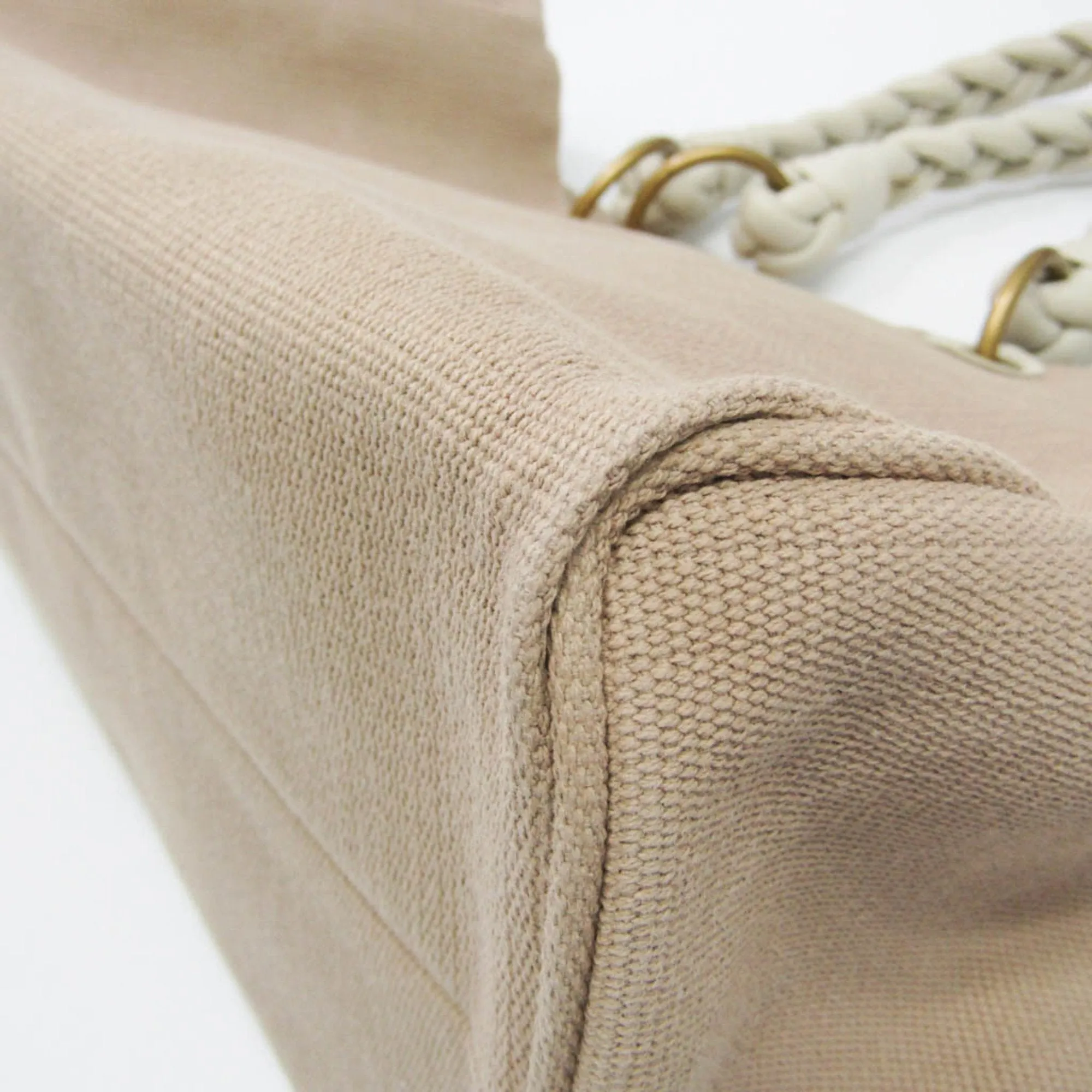 Bottega Veneta Beige Canvas Bag