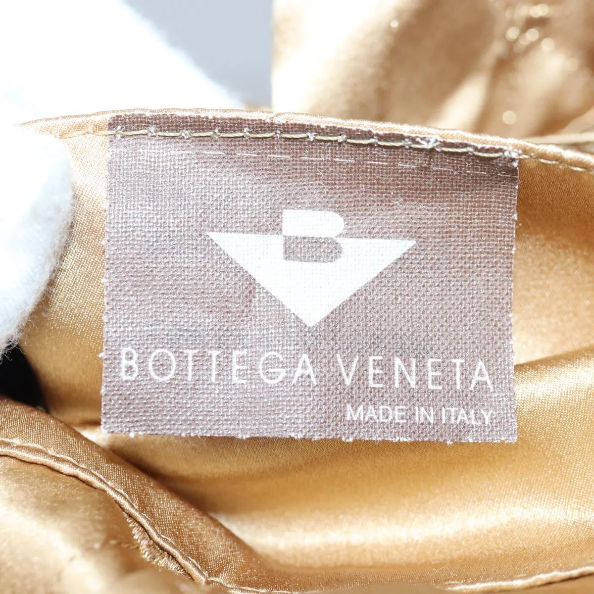 Bottega Veneta Belvedere Gold Synthetic Bag