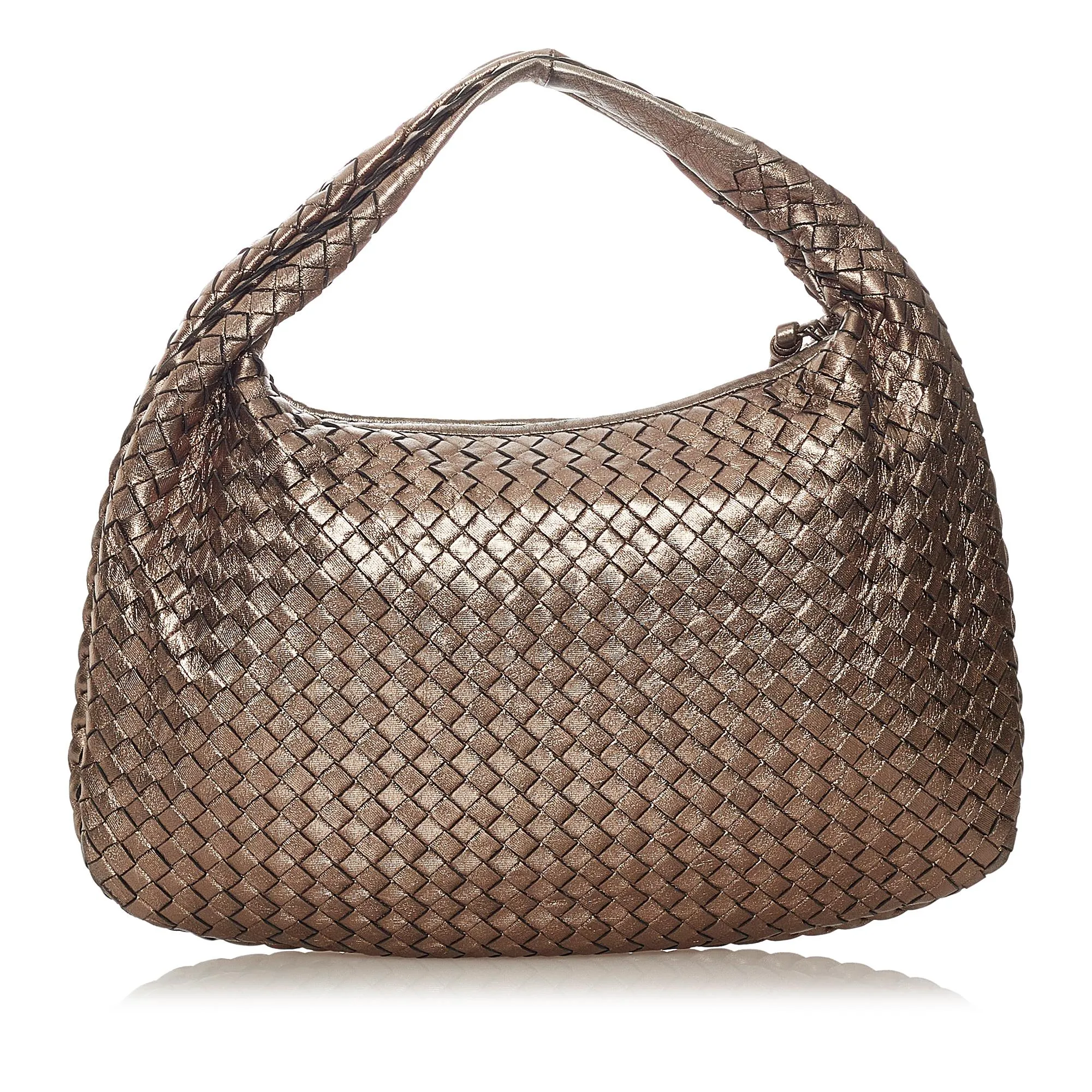 Bottega Veneta Intrecciato Leather Hobo Bag (SHG-27442)