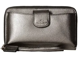 Box Program Metallic Universal Phone Wallet Svgunmetal Clutch