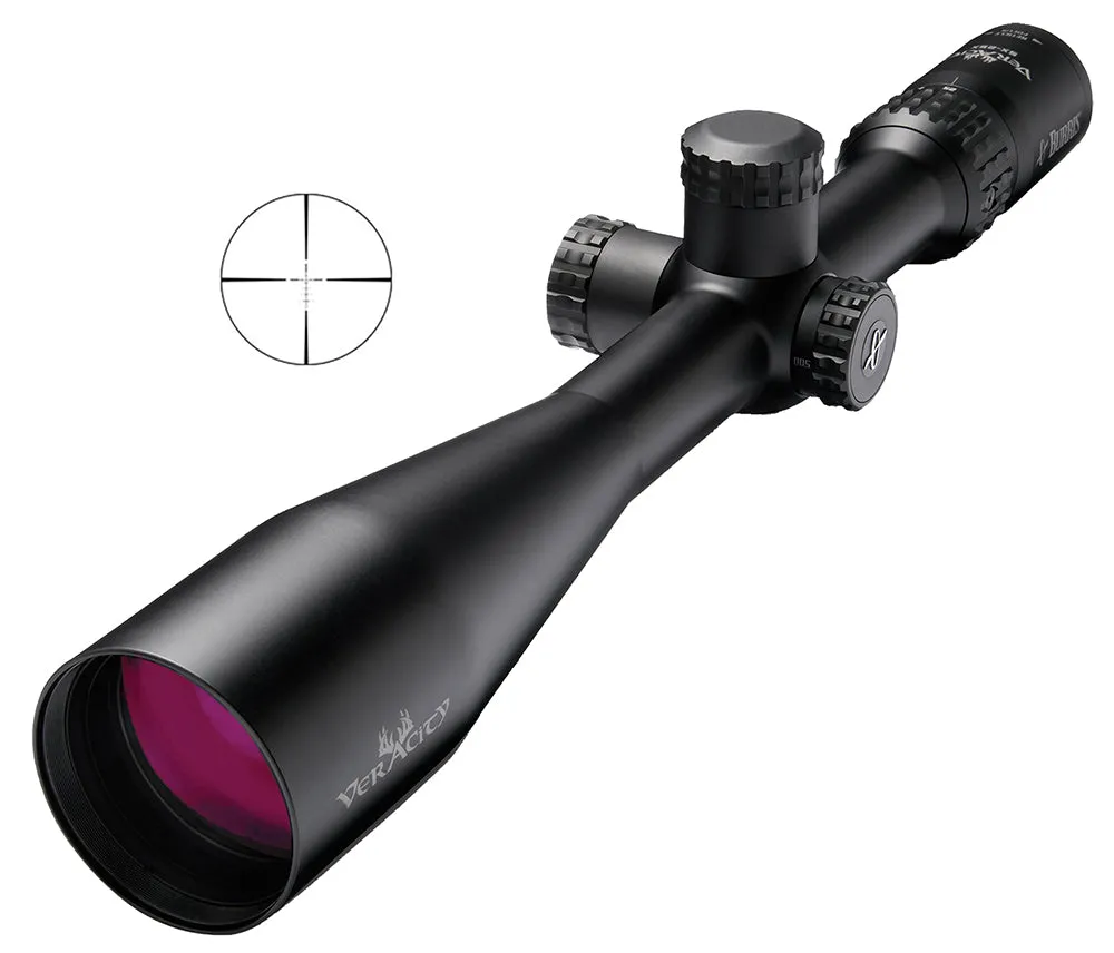 Burris 200650 Veracity  Black Matte 5-25x50mm 30mm Tube Ballistic Plex E1 FFP Varmint Reticle