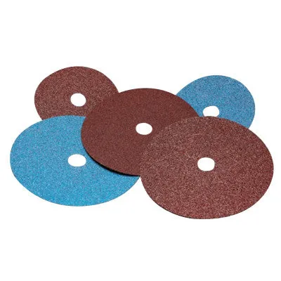 Carborundum Premier Red Zirconia Alumina Resin Fiber Discs, 4 1/2 in Dia., 50 Grit, 05539520086