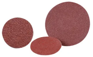 CGW Abrasives Quick Change 2-Ply Discs, Aluminum Oxide, 3 in Dia., 24 Grit, 59536