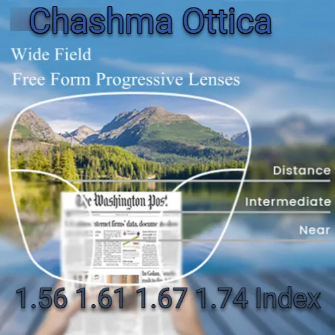 Chashma Ottica Wide Field Progressive Clear Lenses