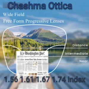 Chashma Ottica Wide Field Progressive Clear Lenses