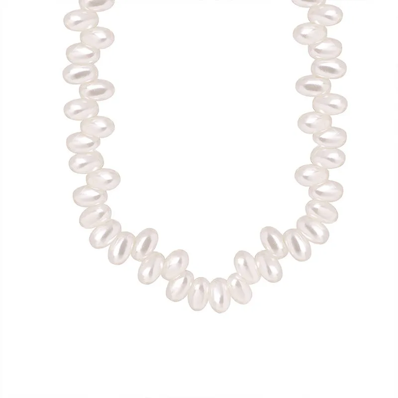 Chic Collarbone Pearl Necklace