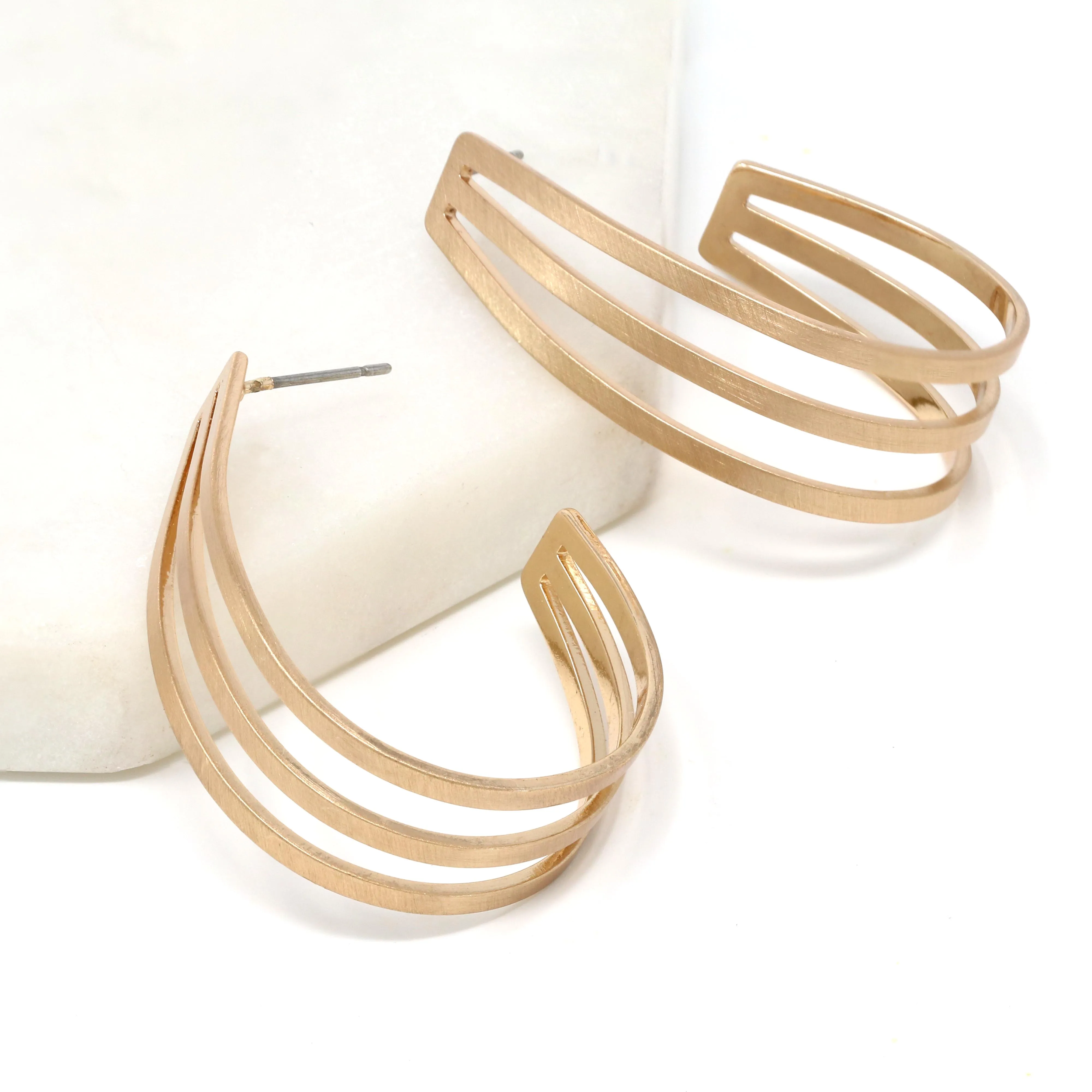 Chic Layered Hoop Earrings